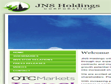 Tablet Screenshot of jnsholdings.com